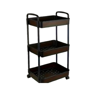Multi-Purpose Rolling Storage Cart (Black)
