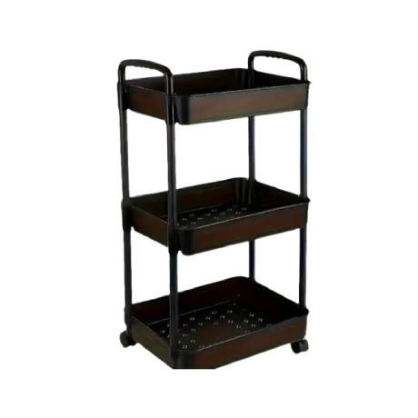Multi-Purpose Rolling Storage Cart (Black)